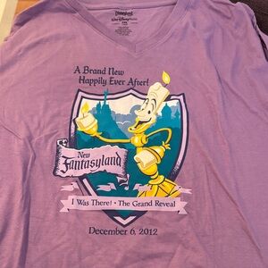 Disney Parks New Fantasyland opening day T shirt